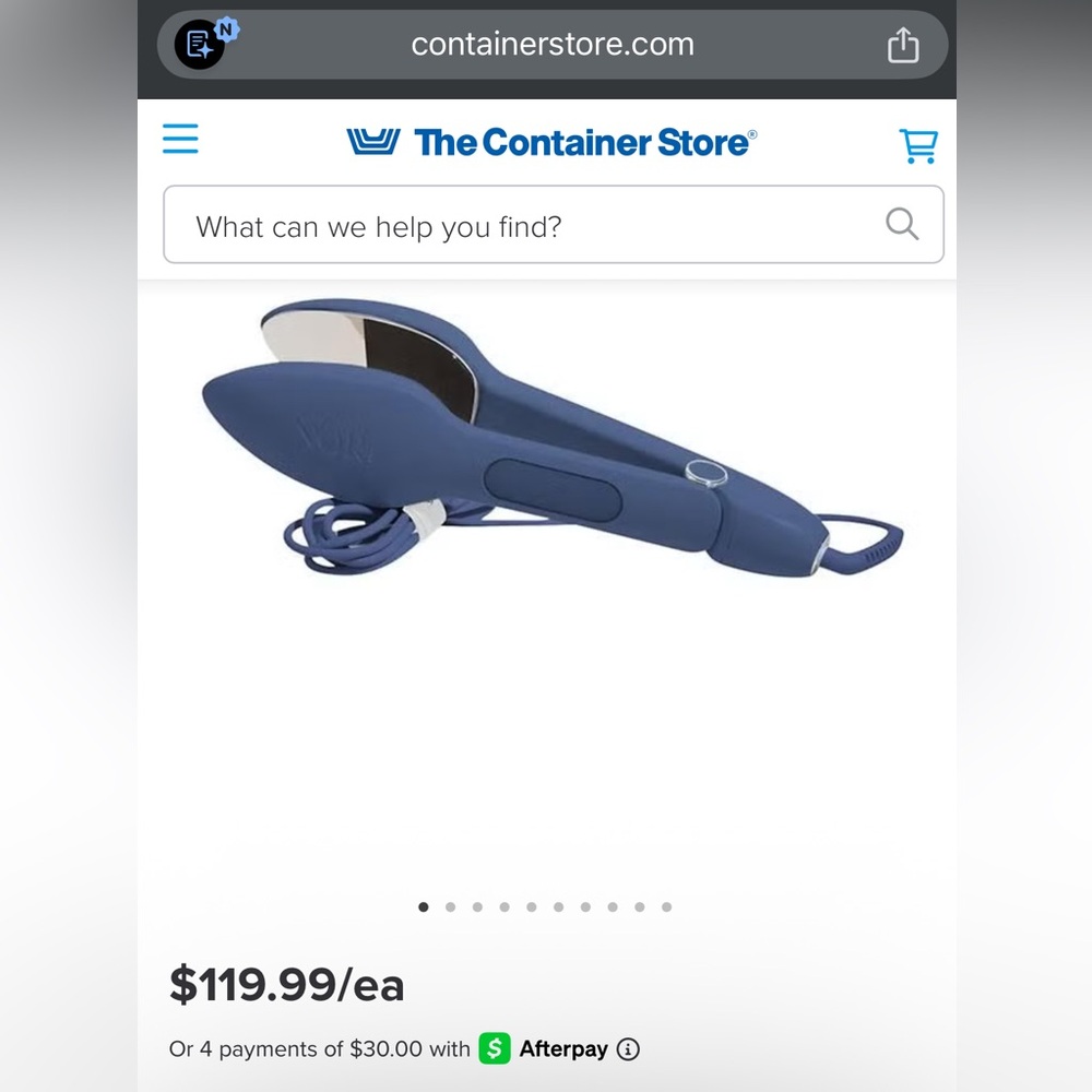 Blue Handheld Garment Steamer